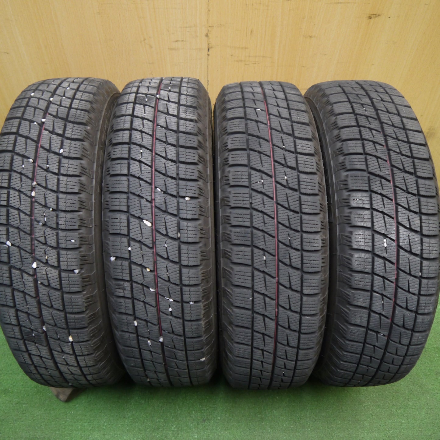 バリ溝!8.5分★スタッドレス 155/65R13 アイス エスポルテ JENEIGE 社外 アルミ 13インチ PCD100/4H★6030302Hス
