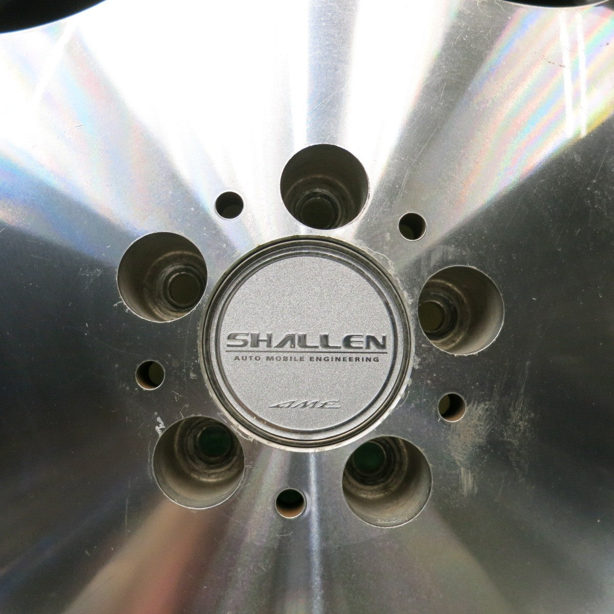 4本価格★SHALLEN AX AME ディッシュ 225/45R18 255/40R18 グッドイヤー イーグル LS200 hybrid2 18インチ シャレン PCD114.3/5H★5072705HAノ