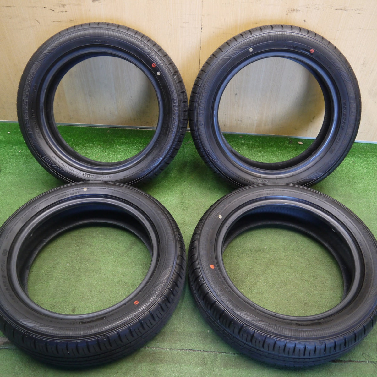 新車外し!26年★165/60R15 ダンロップ エナセーブ EC300+ タイヤ 15インチ ハスラー フレアクロスオーバー デリカミニ 等★6061505Hノタ