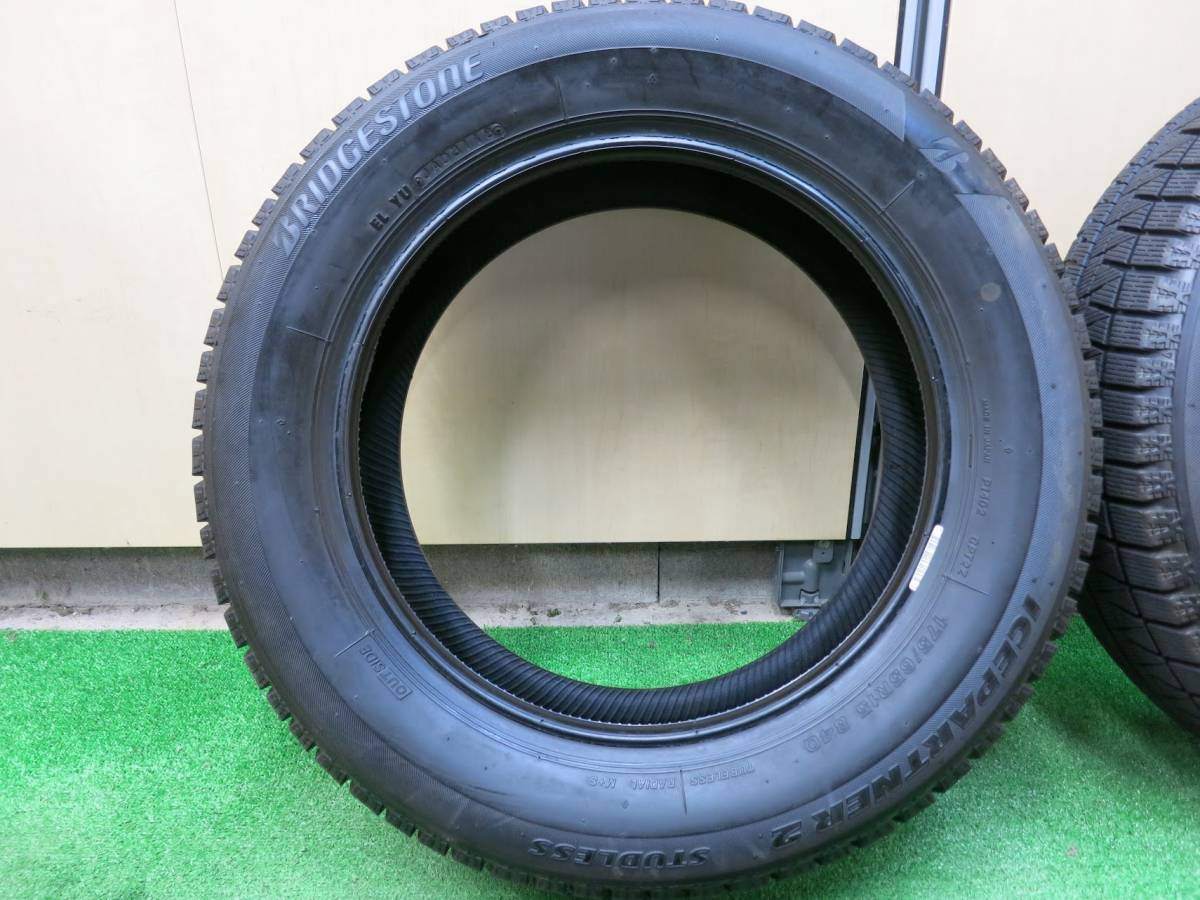 バリ溝!8.5分★スタッドレス 175/65R15 ブリヂストン アイスパートナー2 タイヤ 15インチ アクア カローラ 等★3020109ヒスタ