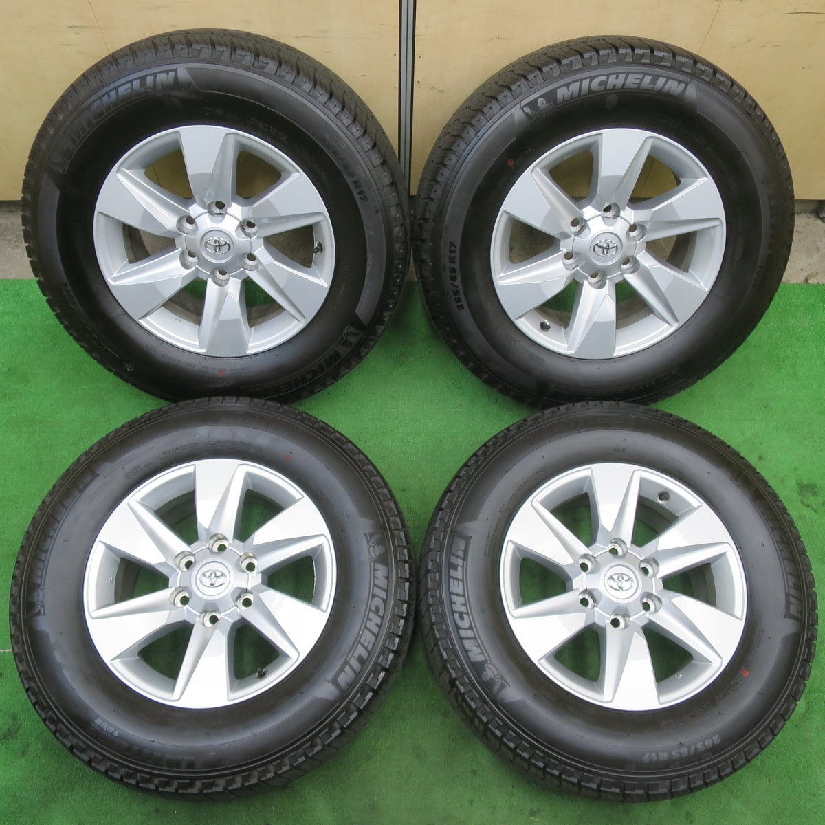 値下げ☆150プラド 265/65R17 ミシュランスタッドレス+ホイール4本セット☆