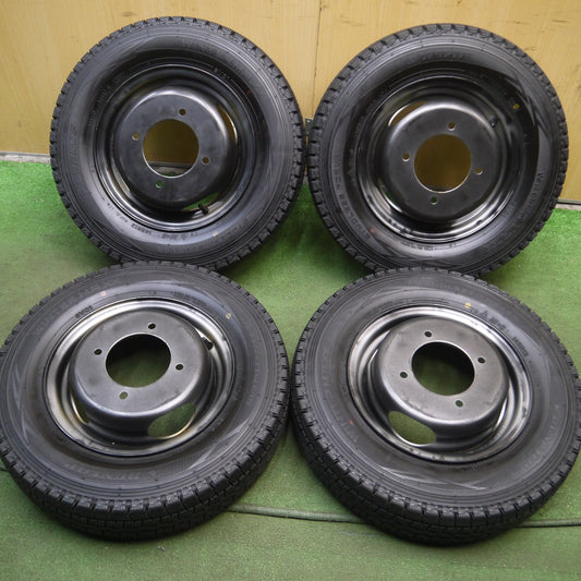 *送料無料*バリ溝!9.5分★バネット ボンゴ 純正 スチール 145R12 6PR スタッドレス ダンロップ SV01 PCD150/4H★4011201Hス