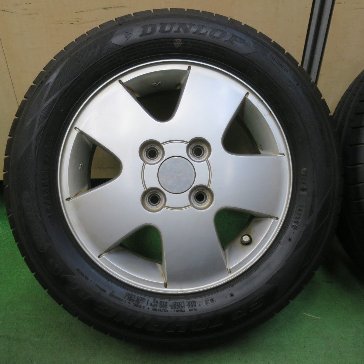 4本価格★スズキ エブリイ ワゴン 純正 165/65R13 ダンロップ SPツーリング R1 13インチ エブリィ エブリー PCD100/4H★5050815イノ