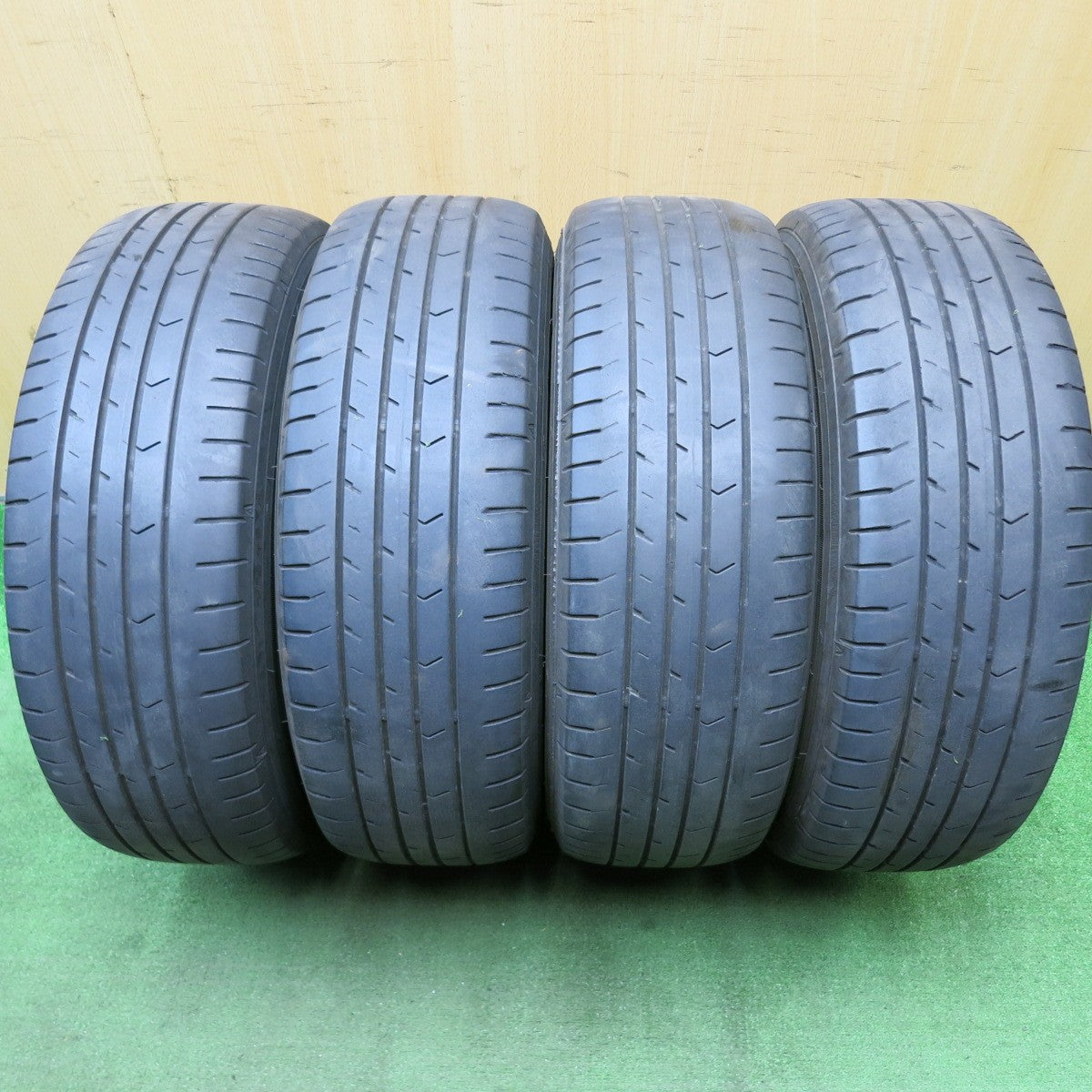 4本価格★日産 セレナ 純正 スチール 195/65R15 グッドイヤー イーグル RVF ECO 15インチ PCD114.3/5H★5060707HAノ