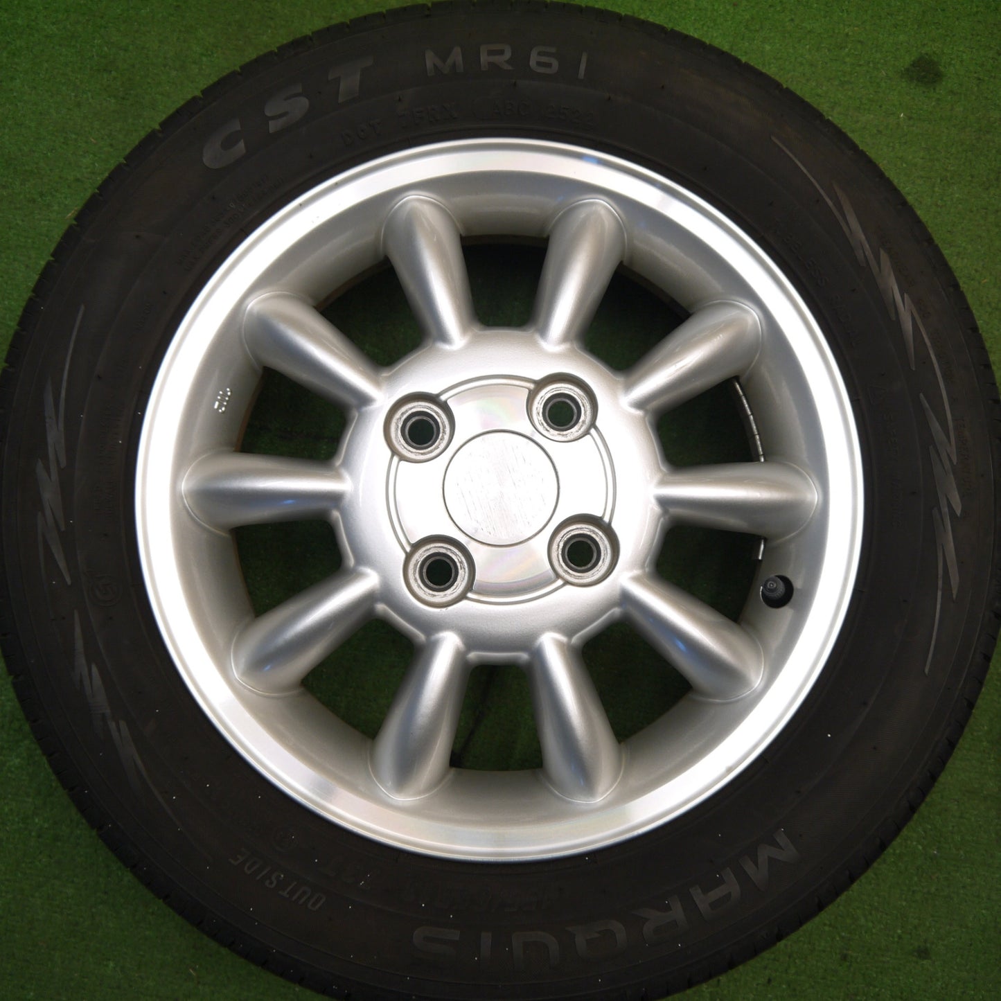 4本価格!22年★スズキ ラパン 純正 155/65R13 マーキス CST MR61 13インチ PCD100/4H★5051205Hノ