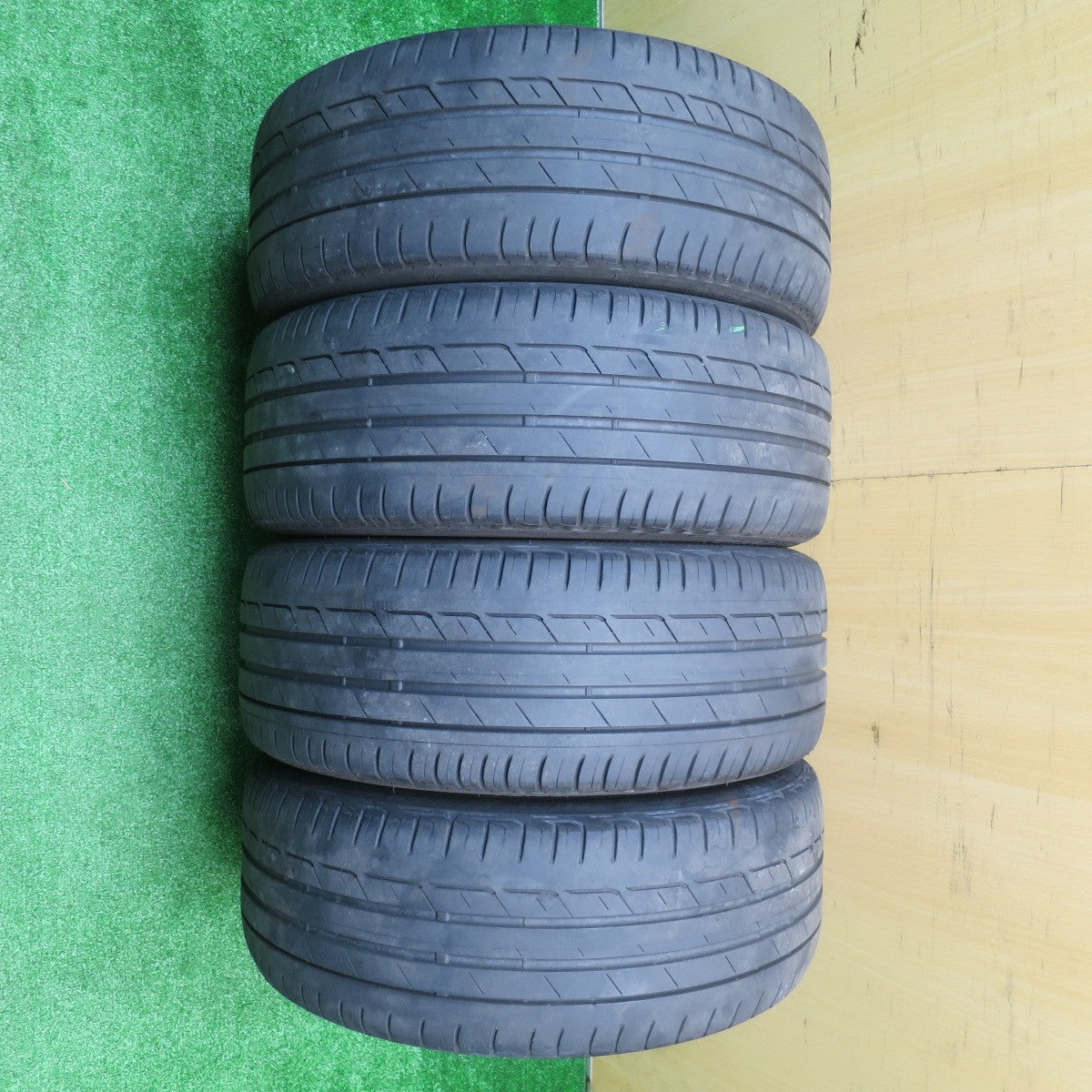 4本価格★ワーゲン ゴルフ7 ハイライン 純正 225/45R17 ブリヂストン トランザ T001 17インチ PCD112/5H★5101504NJノ