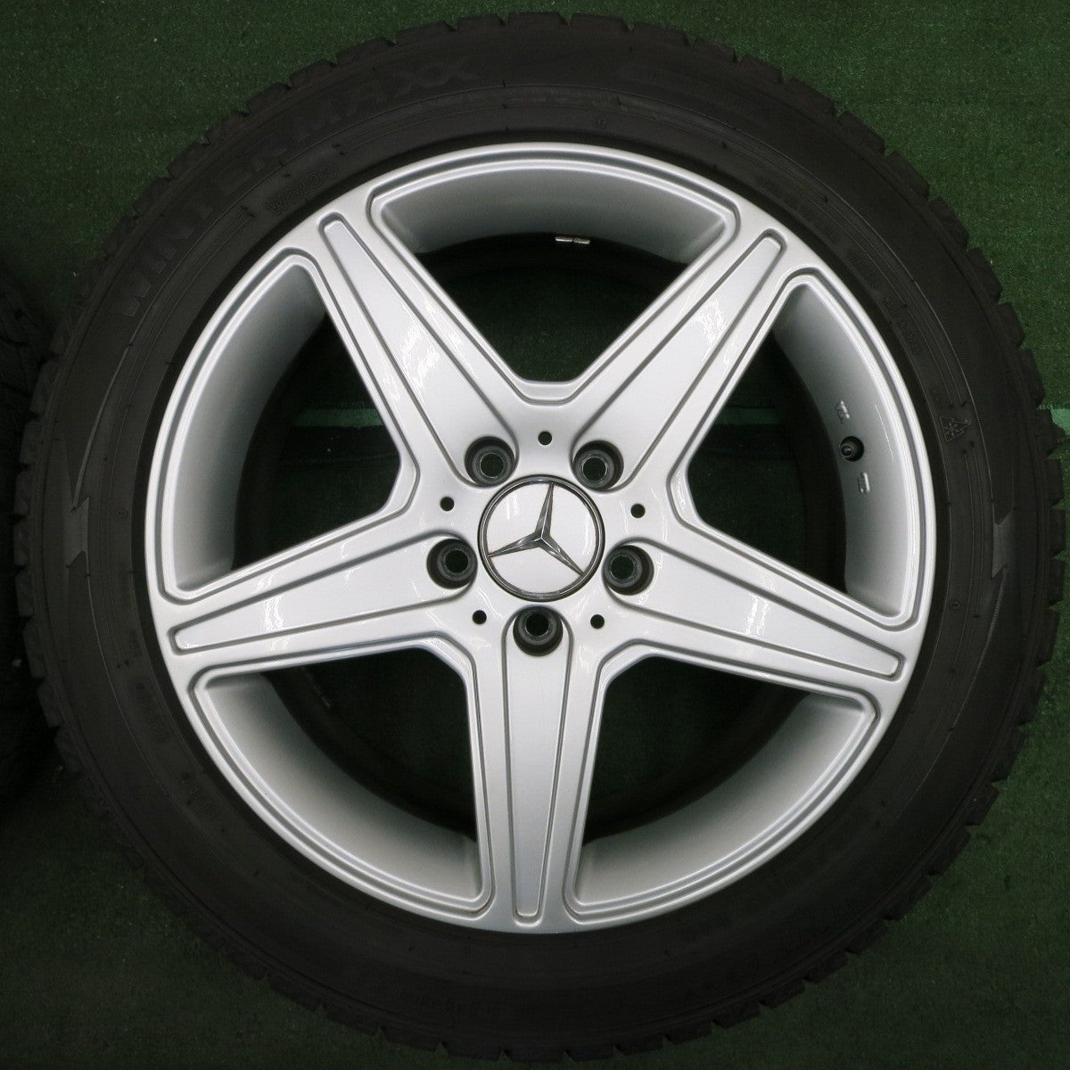 キレイ!20年★ベンツ 等 AGA 225/50R17 スタッドレス ダンロップ ウインターマックス WM02 17インチ PCD112/5H★4033002NJス