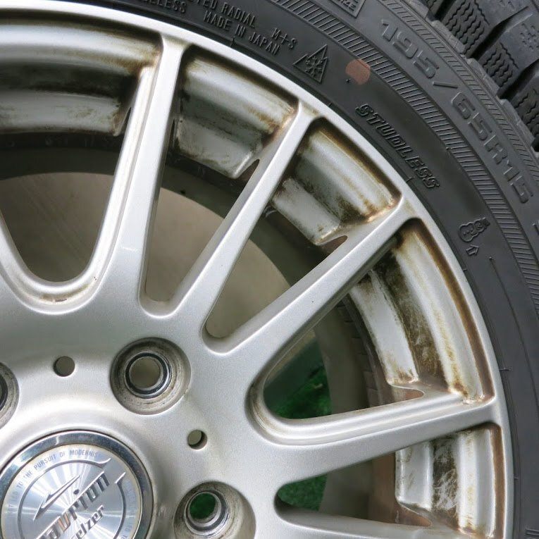 4本価格★スタッドレス 195/65R15 グッドイヤー アイスナビ7 ravrion selzer ラブリオン PCD114.3/5H★4070503HAス