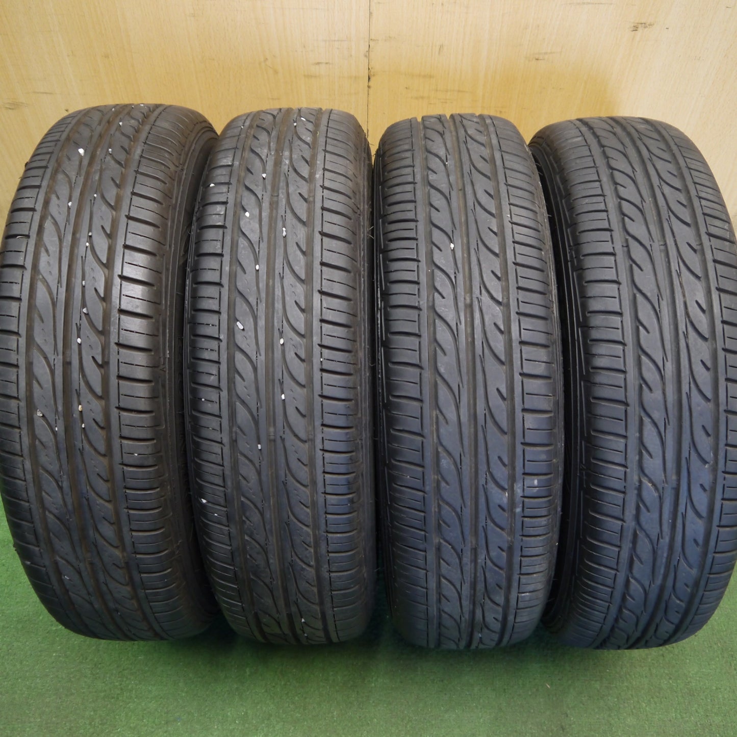 バリ溝!9分★スズキ MH23S ワゴンR 純正 155/65R14 ダンロップ EC202 14インチ PCD100/4H★6051109Hノ