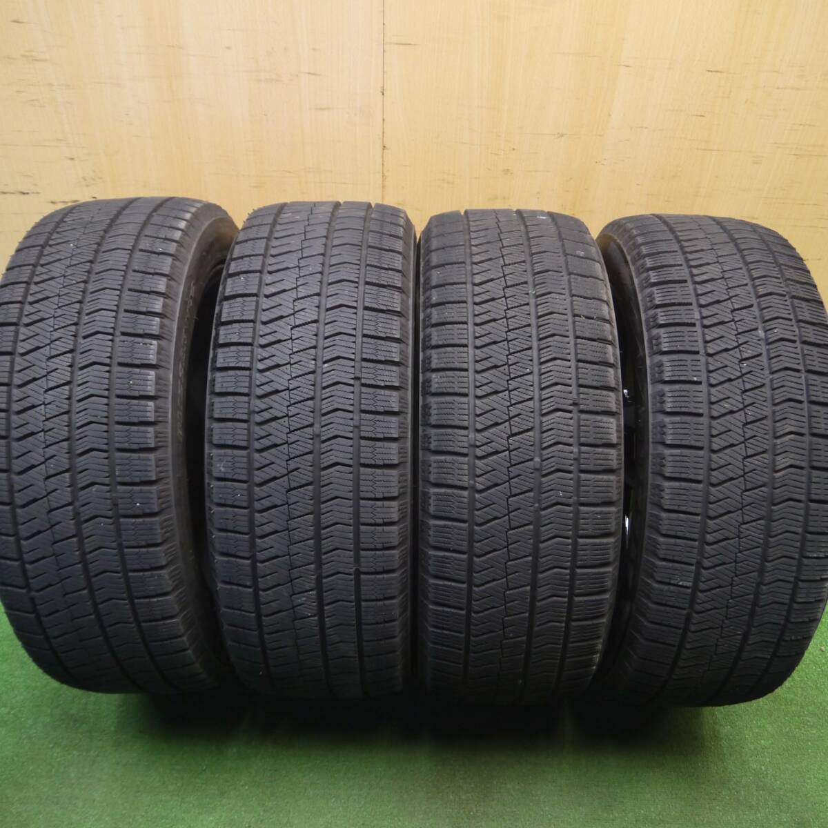 バリ溝!キレイ!9.5分★スバル レヴォーグ 純正 OP 215/50R17 スタッドレス ブリヂストン ブリザック VRX2 17インチ PCD114.3/5H★5011707Hス
