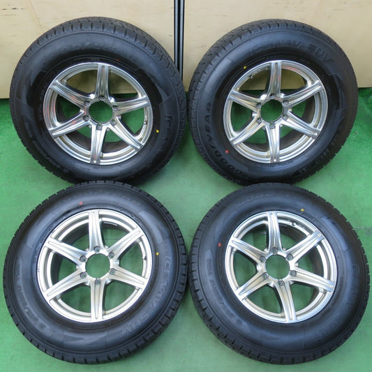 超バリ溝!22年!9.5分以上★スタッドレス 265/65R17 グッドイヤー アイスナビ SUV 社外 アルミ 17インチ PCD139.7/6H★5011513イス