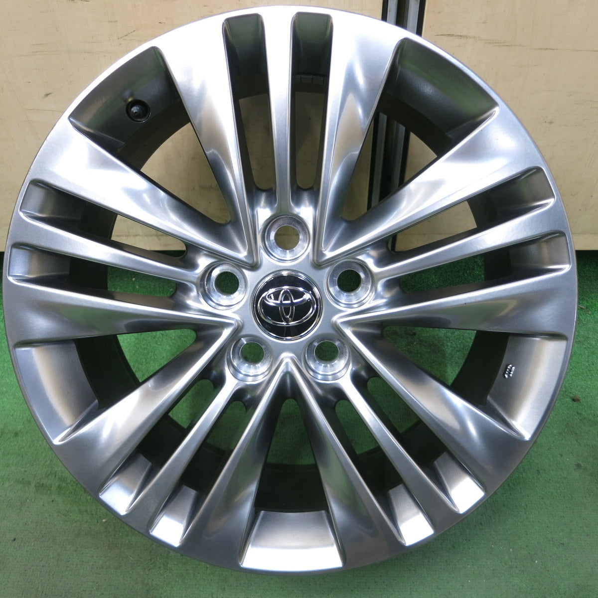 新車外し!1本★トヨタ 40系 アルファード ヴェルファイア Zグレード 純正 ホイール 18インチ 18×7J PCD120/5H★5101502ナホ