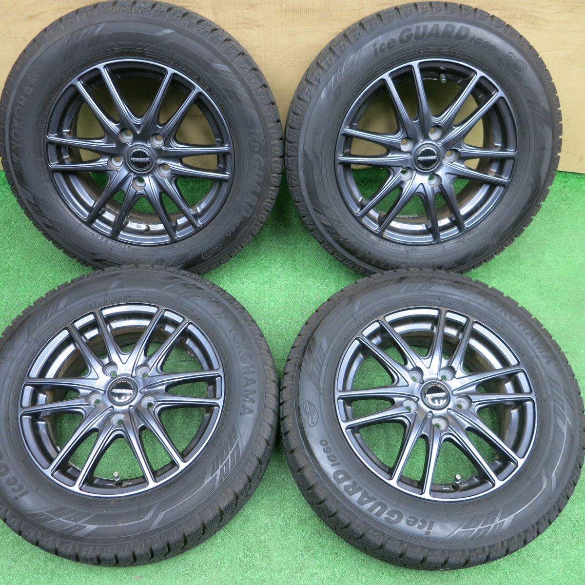 バリ溝！22年！9分☆スタッドレス 195/65R15 ヨコハマ アイスガード 