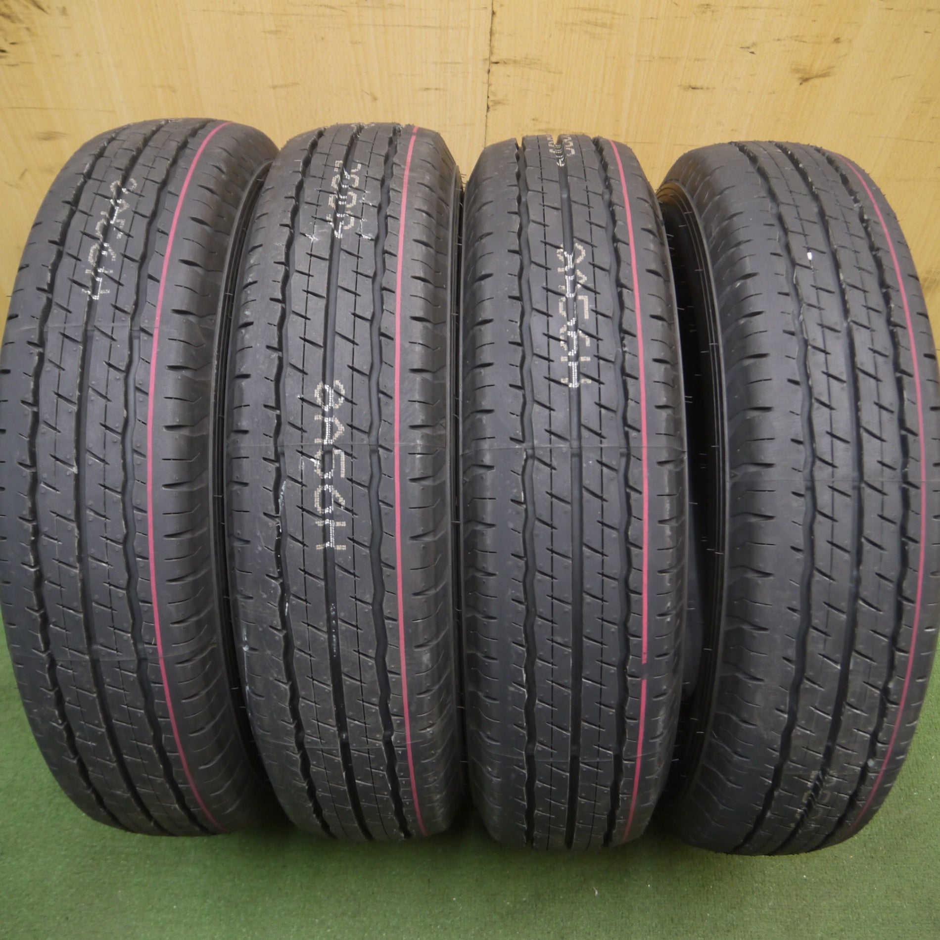 送料無料* 新車外し！24年☆155/80R14 ダンロップ SP175L タイヤ 14 