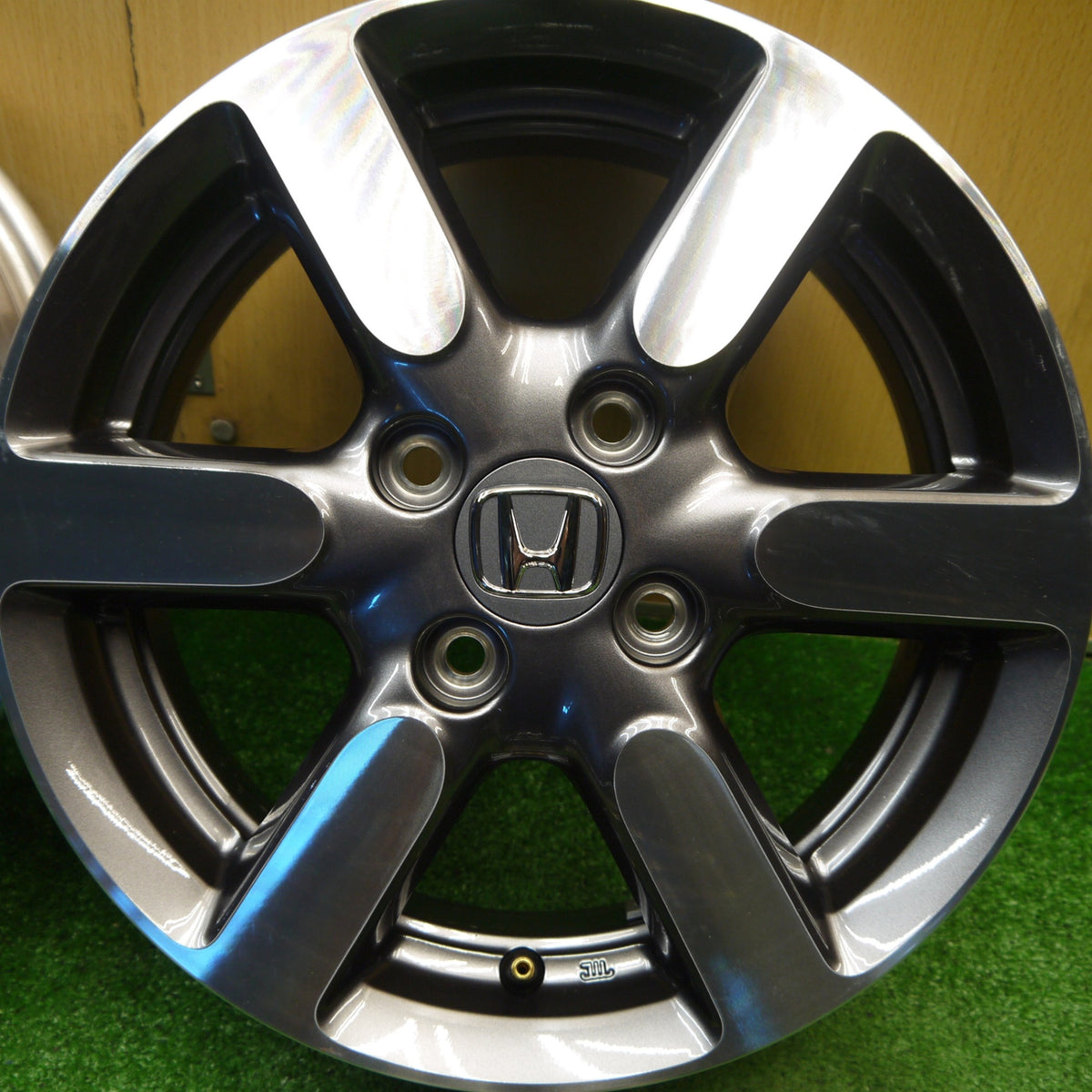 新車外し!付属品付き★ホンダ N-ONE 純正 ENKEI 製 ホイール 14インチ 14×4.5J Nワン N-ワン エンケイ PCD100/4H★5111403Hホ