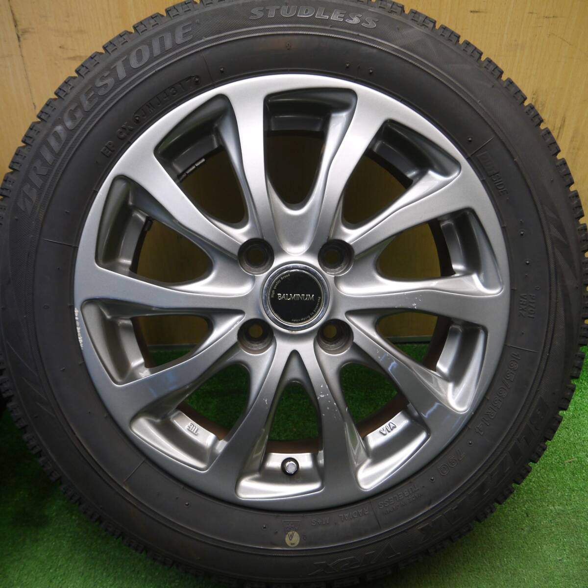 4本価格★スタッドレス 165/65R14 ブリヂストン ブリザック VRX BALMINUM バルミナ 14インチ PCD100/4H★5020405Hス