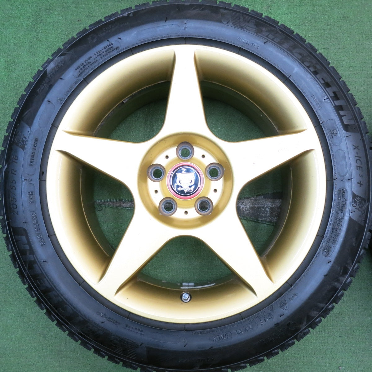4本価格★SSR speedline MiM 205/55R16 スタッドレス ミシュラン X-ICE3+ スピードライン 16インチ PCD100/5H★5062001HAノ