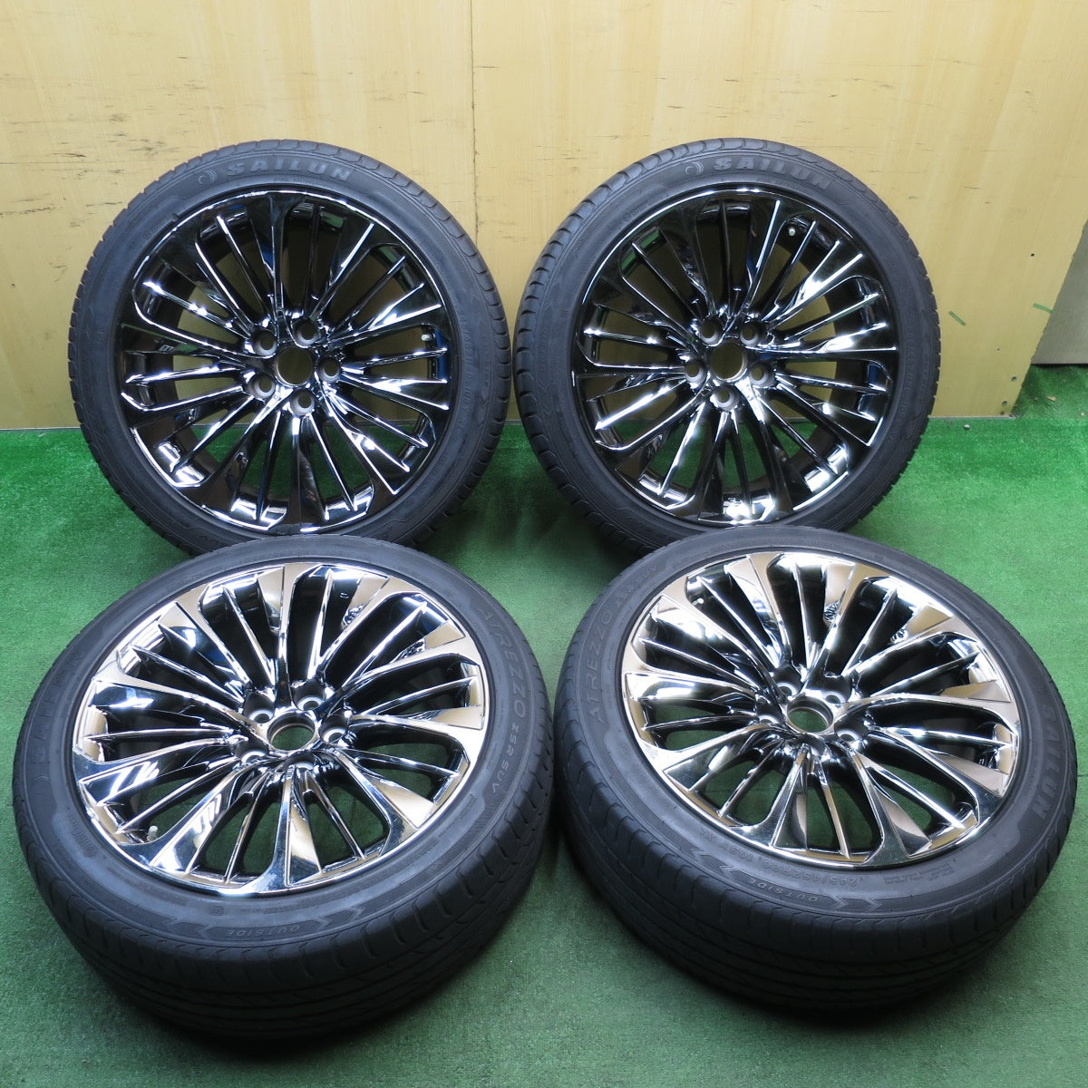 センサー付!21年★レクサス LS 純正 OP 245/45R20 サイルン ATREZZO ZSR SUV 20インチ PCD120/5H★5043003KKノ