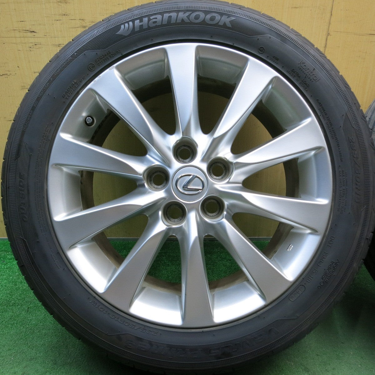 バリ溝!22年!9.5分★レクサス LS 純正 235/50R18 ハンコック ベンタス プライム3 18インチ PCD120/5H★5092807HAノ