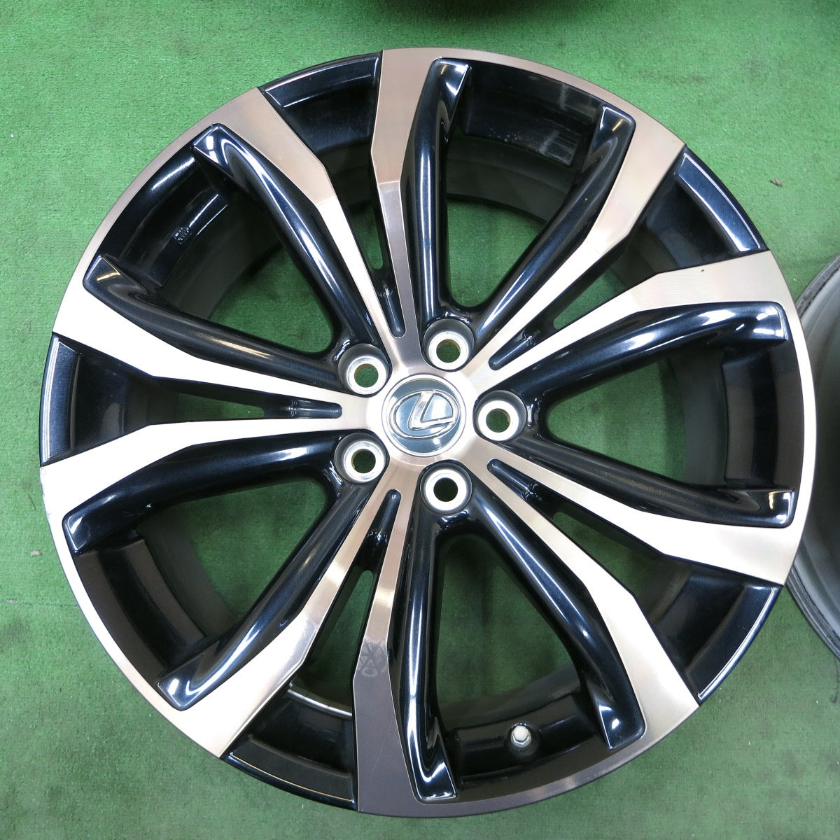 センサー付!キレイ★レクサス 20系 RX バージョンL 純正 ホイール ブロンズ カラー 20インチ 20×8J PCD114.3/5H★5083005ナホ
