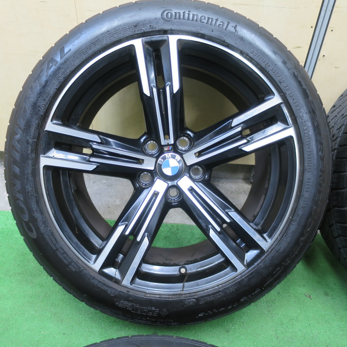 バリ溝!24年!8.5分★BMW G20 G21 3シリーズ 純正 225/45R18 255/40R18 コンチネンタル エクストリームコンタクト DWS06 プラス 18インチ PCD112/5H★5090405TTノ