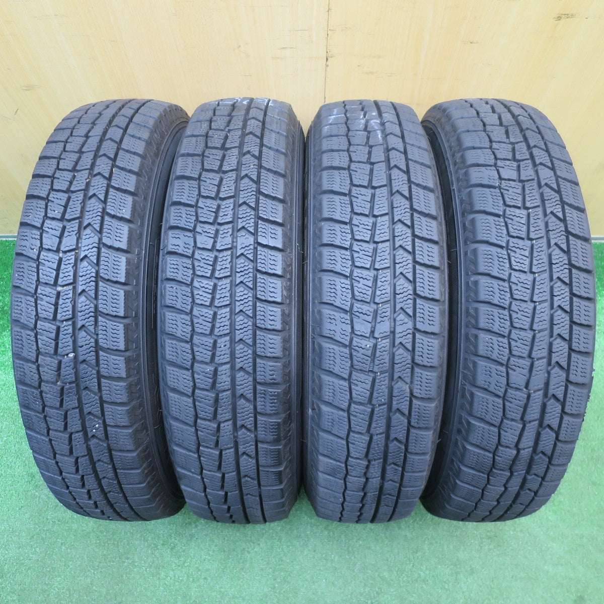 キレイ!22年★スタッドレス 145/80R13 ダンロップ ウインターマックス WM02 Verthandi ヴェルサンディ ヴェルザンディ 13インチ PCD100/4H★5120412NJス