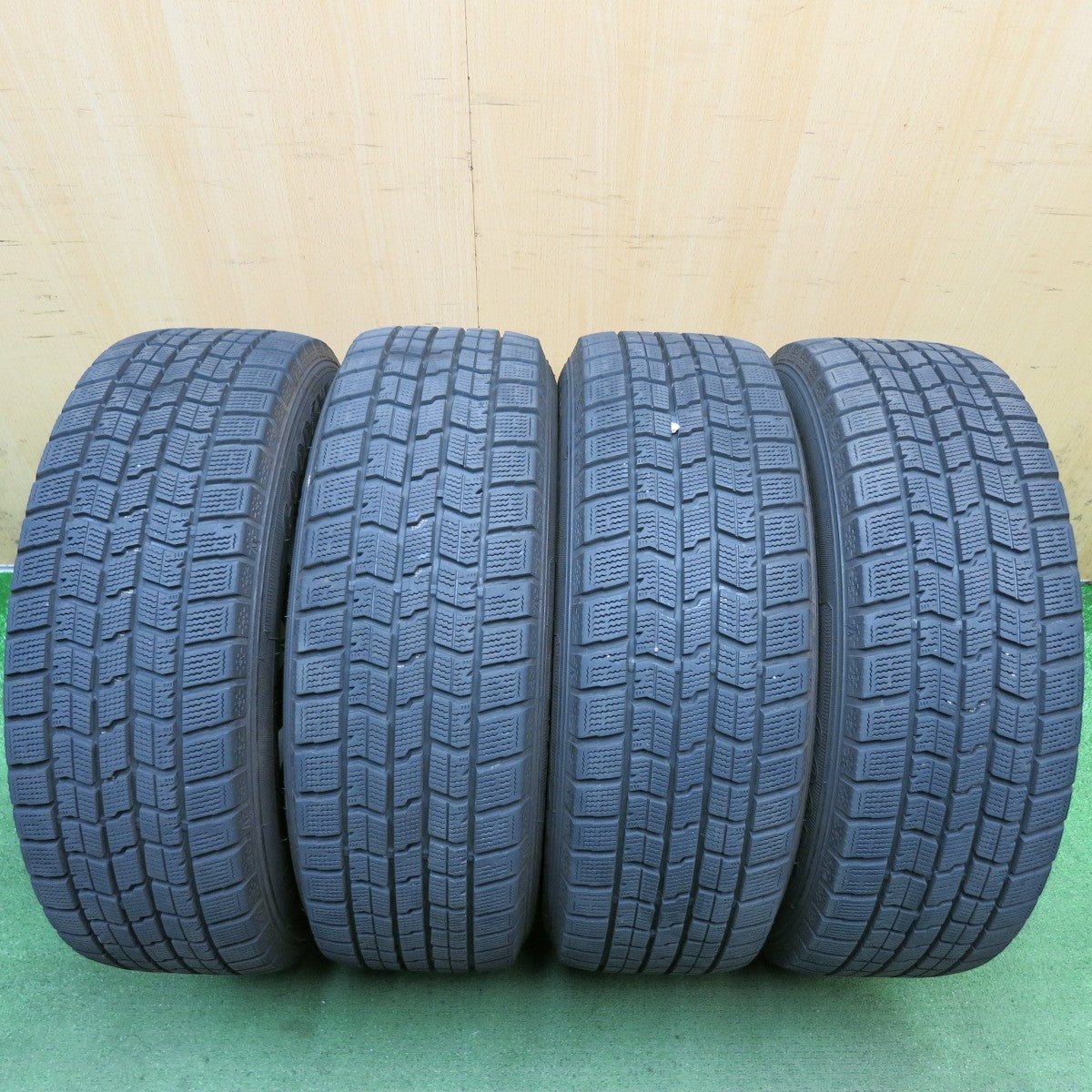 バリ溝!22年!キレイ!9.5分◎スタッドレス 205/60R16 グッドイヤー アイスナビ7 D.O.S. DOS 社外 アルミ 16インチ PCD114.3/5H◎6091206HAス