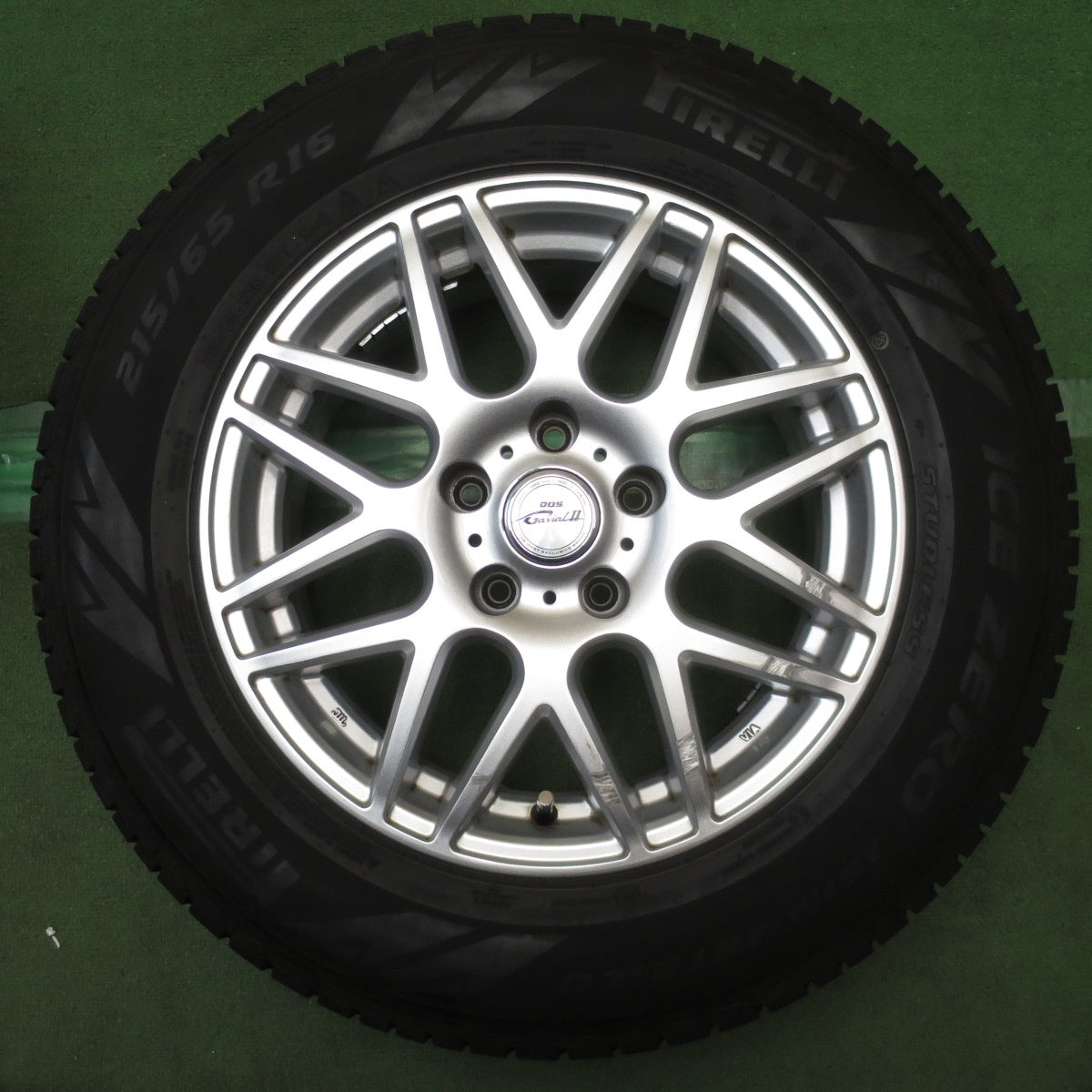 バリ溝!24年!9.5分以上◎スタッドレス 215/65R16 ピレリ アイスゼロ アシンメトリコ D.O.S. GaviaLⅡ DOS 16インチ PCD114.3/5H◎6100901NJス