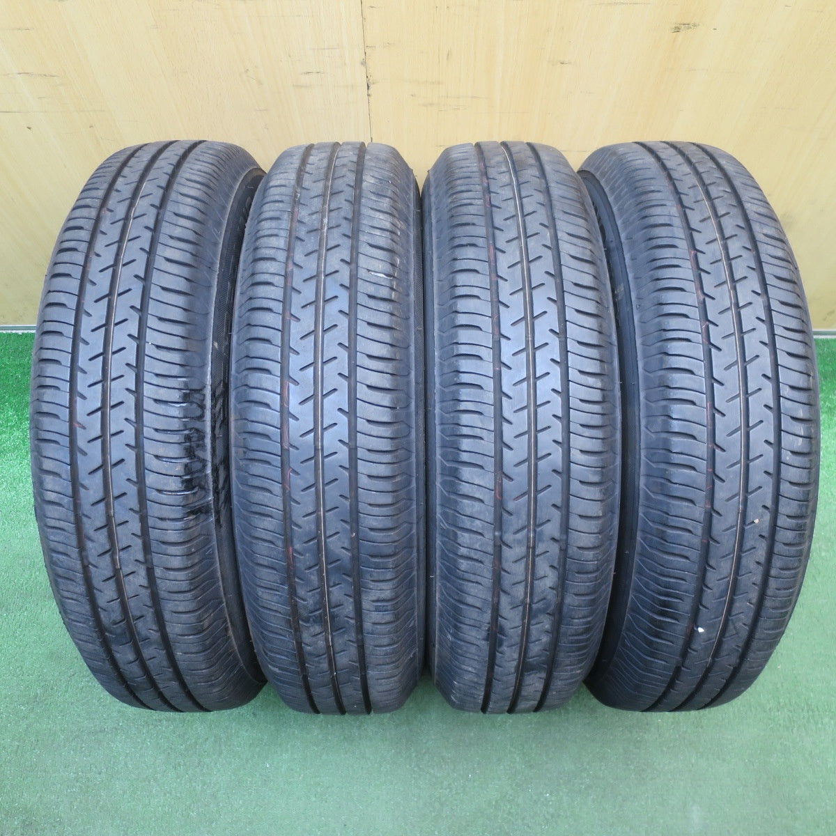 4本価格!24年★ダイハツ タント ムーブ 等 純正 スチール 145/80R13 セイバーリング SL101 13インチ PCD100/4H★6032704NJノ