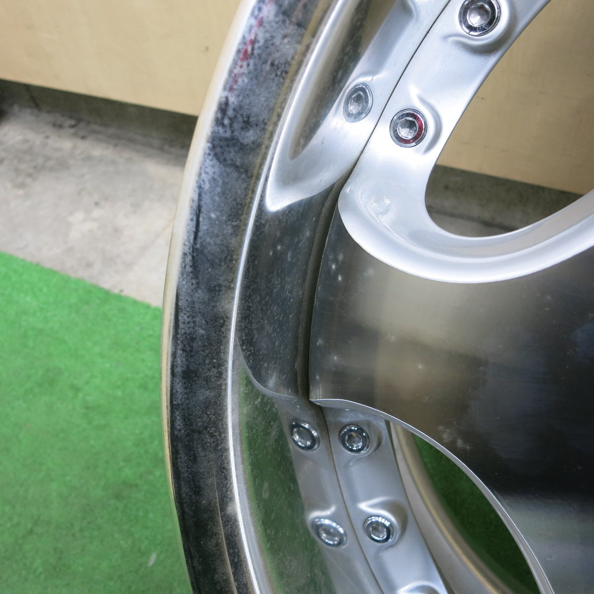 1本価格★SHALLEN AME ディッシュ 18インチ ホイール シャレン 18×8J PCD114.3/5H★5051705ナホ