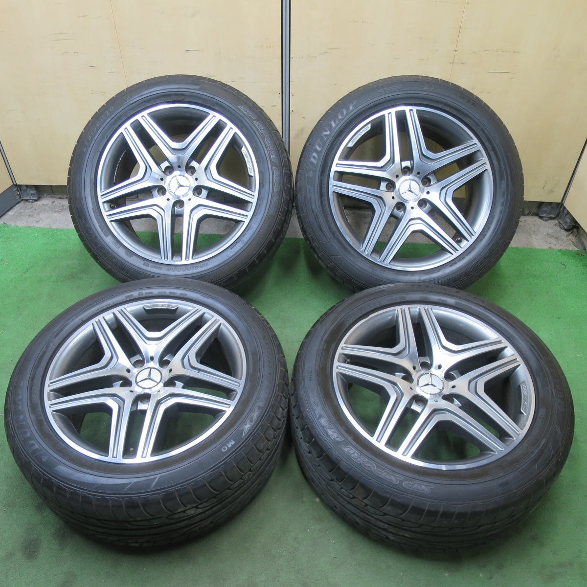 バリ溝!キレイ!8.5分★ベンツ Gクラス W463 G63 純正 AMG 275/50R20 ダンロップ SPスポーツマックス MO 20インチ PCD130/5H★6013003ナノ