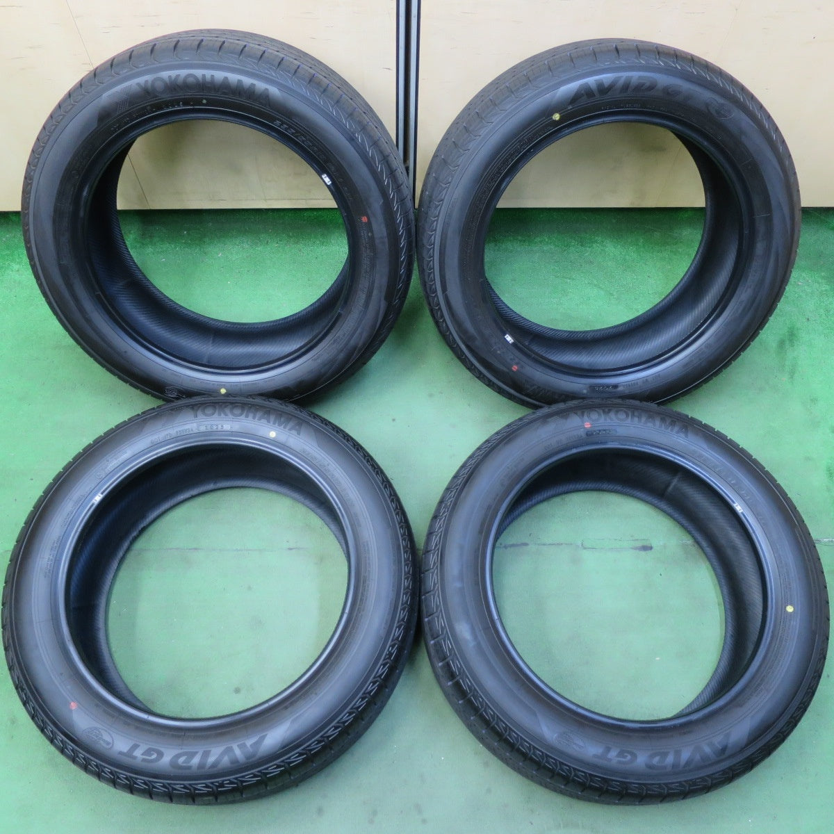新車外し!25年★235/55R19 ヨコハマ AVID GT S35 タイヤ 19インチ RAV4 ハリアー CX-5 CX-7 等★5070906イノタ