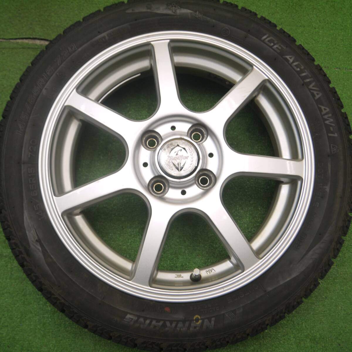 22年!★三菱 i アイ 145/65R15 175/55R15 スタッドレス ナンカン アイス アクティバ AW-1 トレファー PCD100/4H★4121008Hス