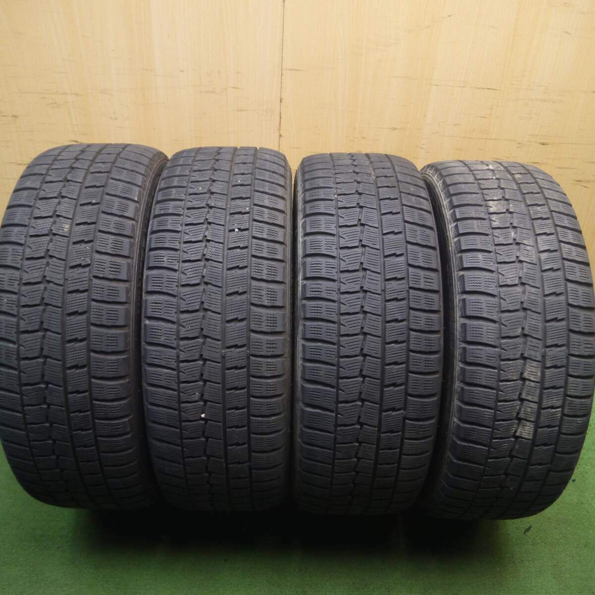 センサー付 バリ溝 綺麗 9分★レクサス LS600 Fスポーツ 純正 245/45R19 スタッドレス ダンロップ WM01 PCD120/5H★4022008Hス