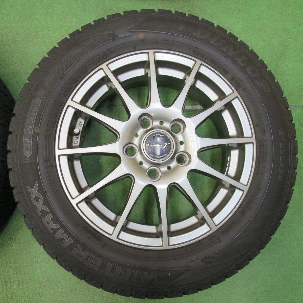 バリ溝!21年!キレイ!8.5分★スタッドレス 195/65R15 ブリヂストン ブリザック XG02 ダンロップ ウインターマックス WM02 La-Strada Tiradoγ 阿部商会 PCD114.3/5H★5011808イス