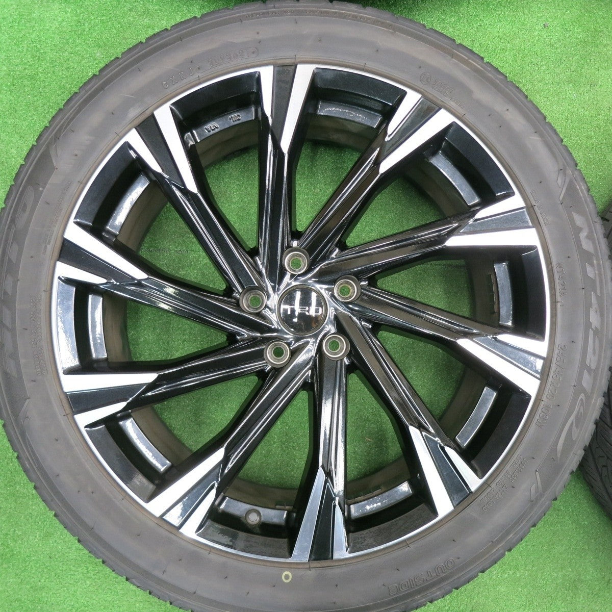 キレイ!21年★TRD TFⅩ-Limited アルミニウム 鋳造 1ピース 245/45R20 ニットー NT421Q 20インチ PCD114.3/5H★4121810TNノ