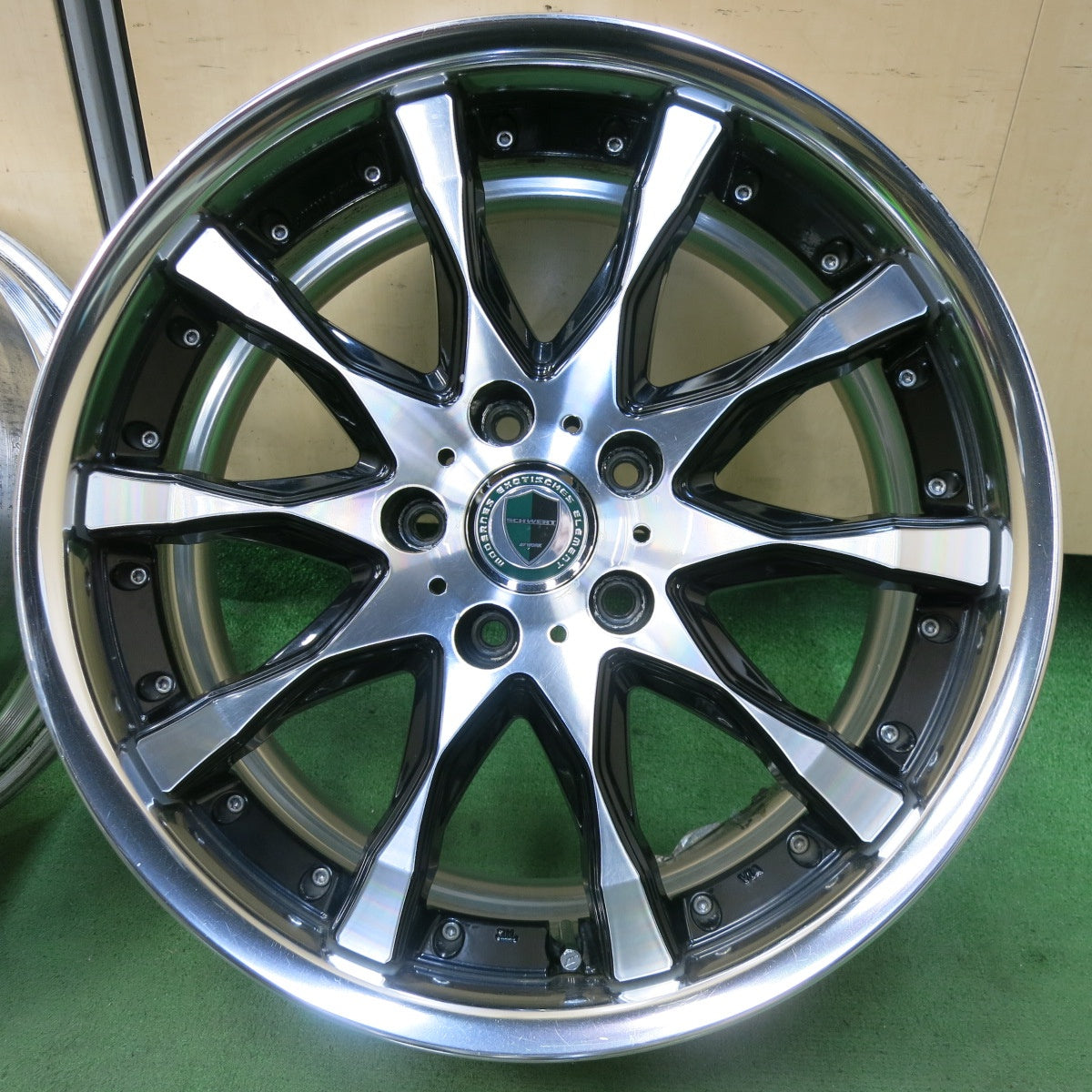 4本価格★WORK SCHWERT SW2 18インチ ホイール ワーク シュバート シュヴァート 18×8JJ PCD114.3/5H★5071806SYホ