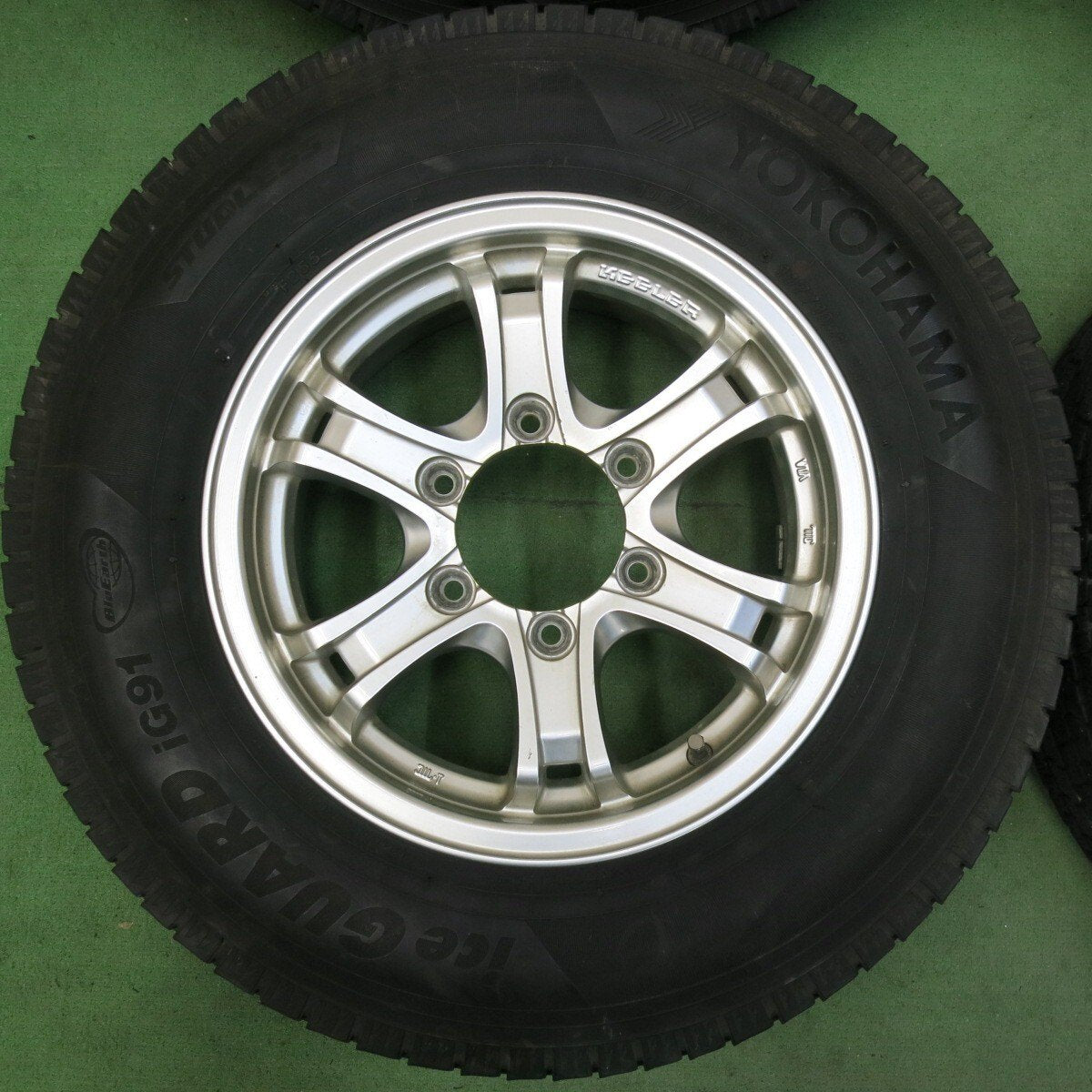 バリ溝!9分★KEELER 195/80R15 107/105L スタッドレス ヨコハマ アイスガード iG91 キーラー 15インチ PCD139.7/6H★5032510SYス