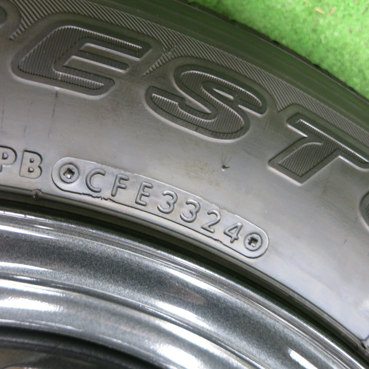 新車外し!24年!1本★スズキ JB64 ジムニー 純正 スチール 175/80R16 ブリヂストン デューラー H/L 852 スペア 16インチ PCD139.7/5H★5052801ナノ