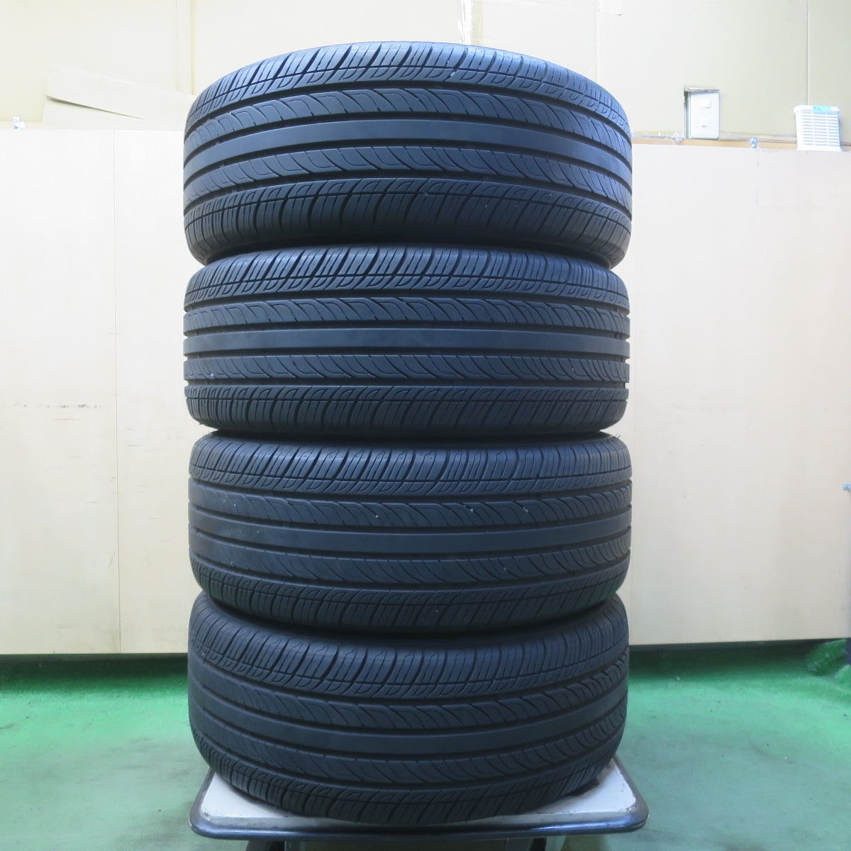 バリ溝!9分◎日産 スカイライン 純正 225/55R17 ケンダ KR32 Kuavela SL 17インチ PCD114.3/5H◎6061512イノ