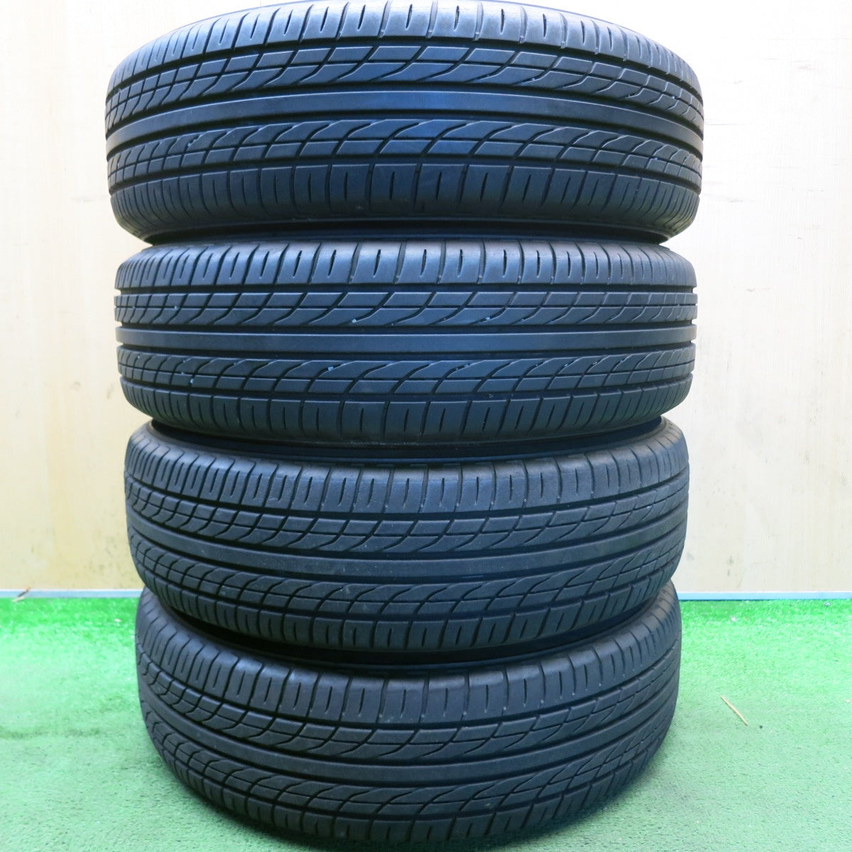 バリ溝!9分◎155/65R14 プラクティバ ヨコハマ 製 CEREBRO セレブロ 14インチ PCD100/4H◎6080602HAノ