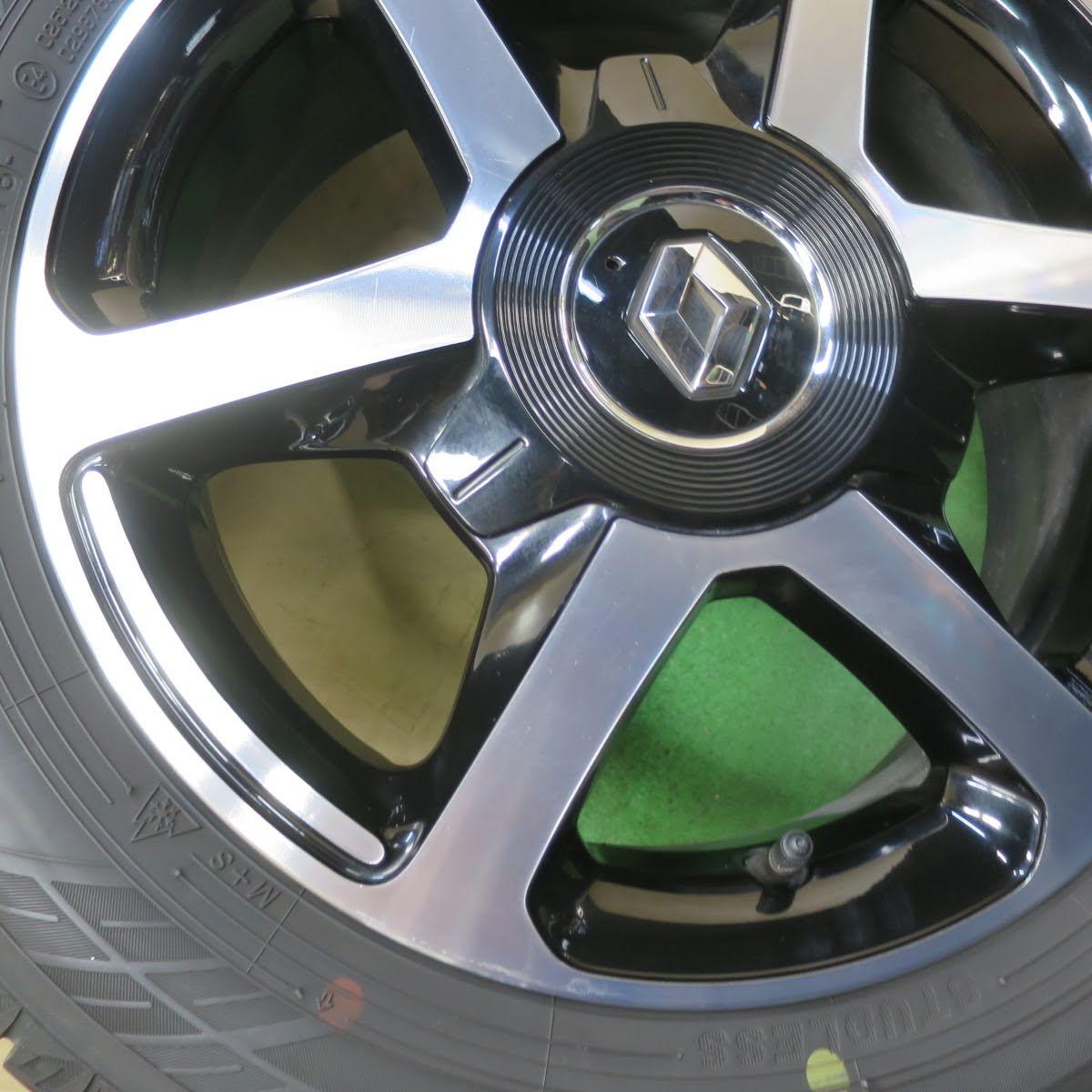 4本価格◎ルノー トゥインゴ 純正 185/60R15 165/65R15 スタッドレス ヨコハマ アイスガード iG60 15インチ PCD100/4H◎6040804イス