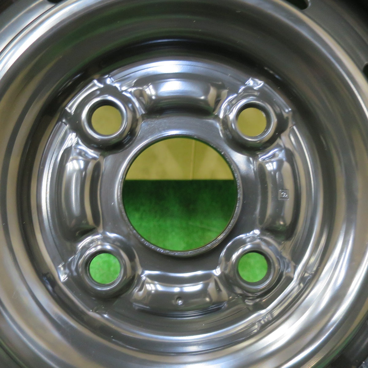 新車外し!25年★スズキ エブリイ バン 純正 スチール 145/80R12 80/78N ヨコハマ BluEarth-Van RY55 RY55D 12インチ PCD100/4H★5071102イノ