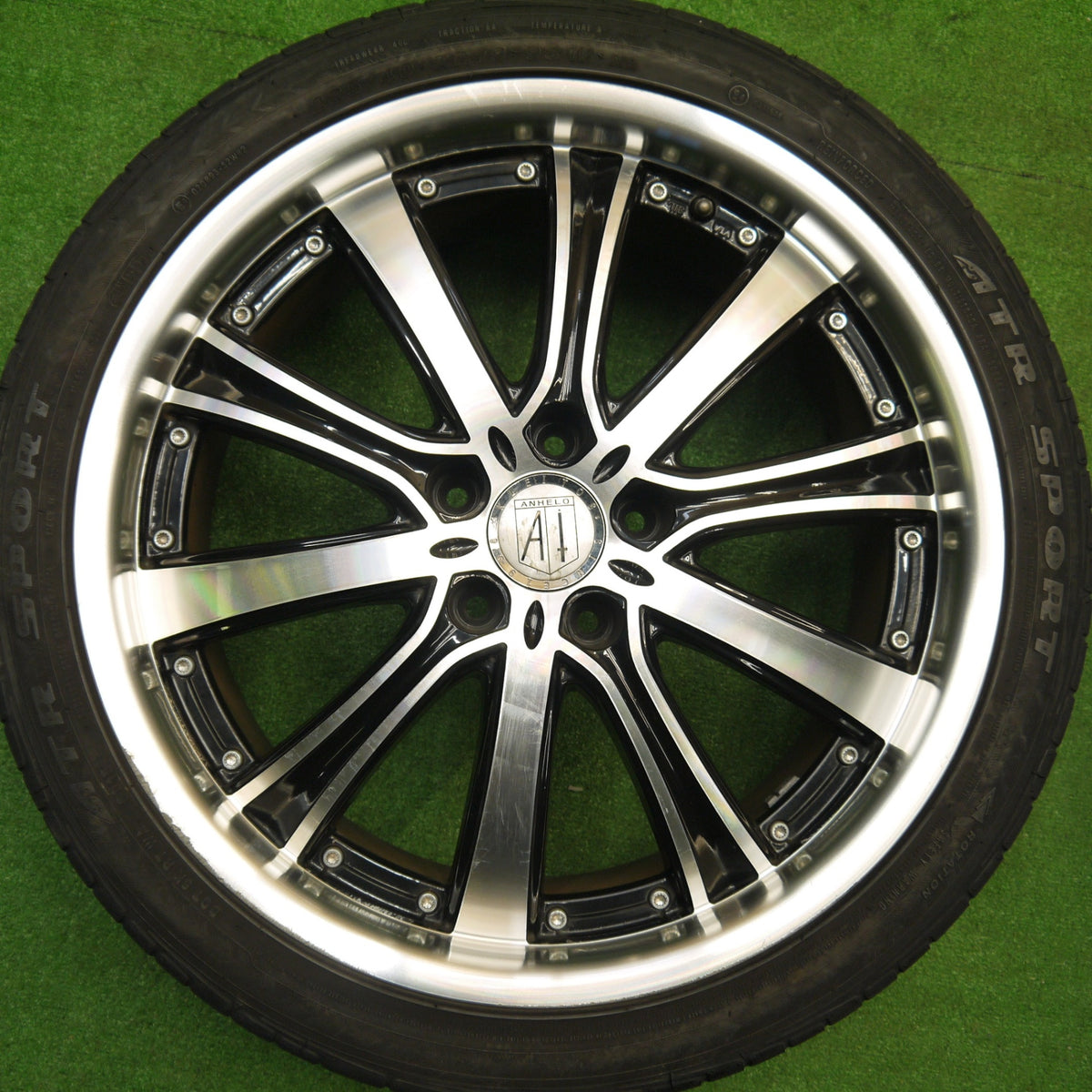 バリ溝!ほぼ10分★ANHELO KLEITOS M190 225/40R19 ATR SPORT アネーロ クレイトス 19インチ PCD114.3/5H★5103104Hノ