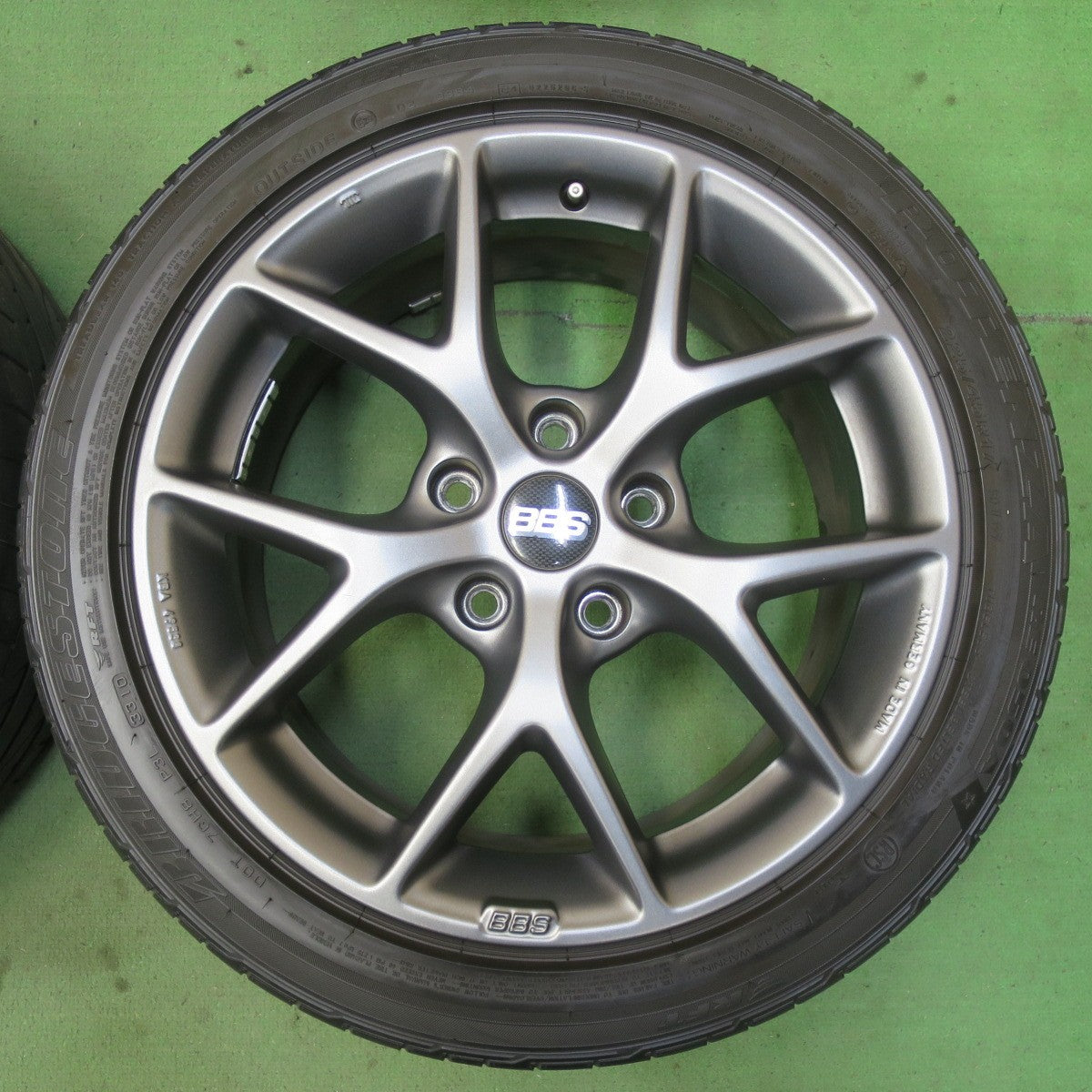 キレイ★BMW 等 BBS SR008 225/45R17 ブリヂストン ポテンザ RE050A 17インチ PCD120/5H★5062501イノ