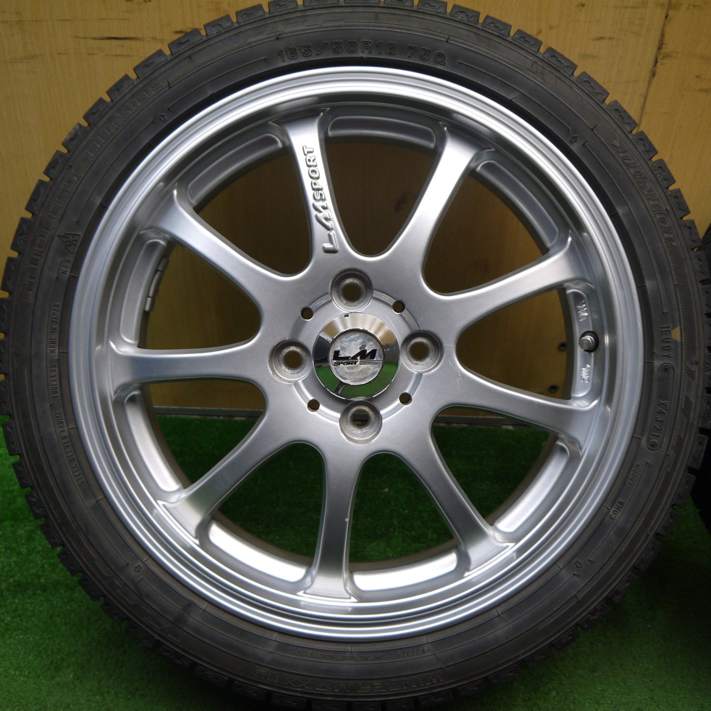 4本価格!21年★スタッドレス 165/50R16 ダンロップ ウインターマックス 03 LM SPORT LMスポーツ 16インチ PCD100/4H★5052104Hス
