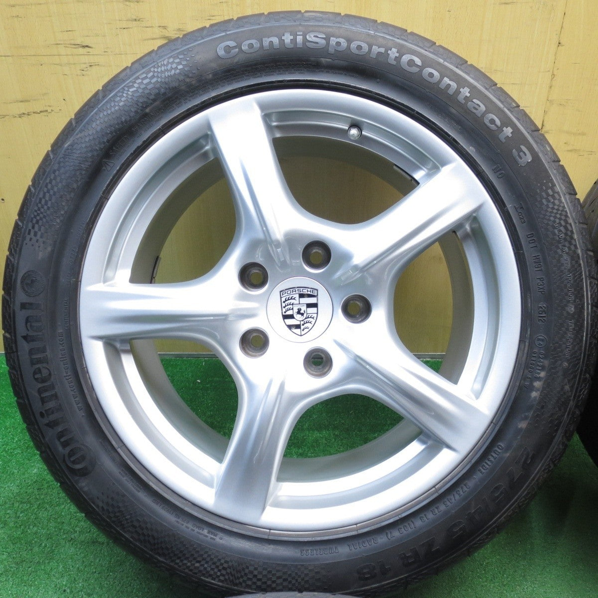 キレイ★ポルシェ パナメーラ 970 純正 245/50R18 275/45R18 コンチネンタル 18インチ PCD130/5H★5040203KKノ