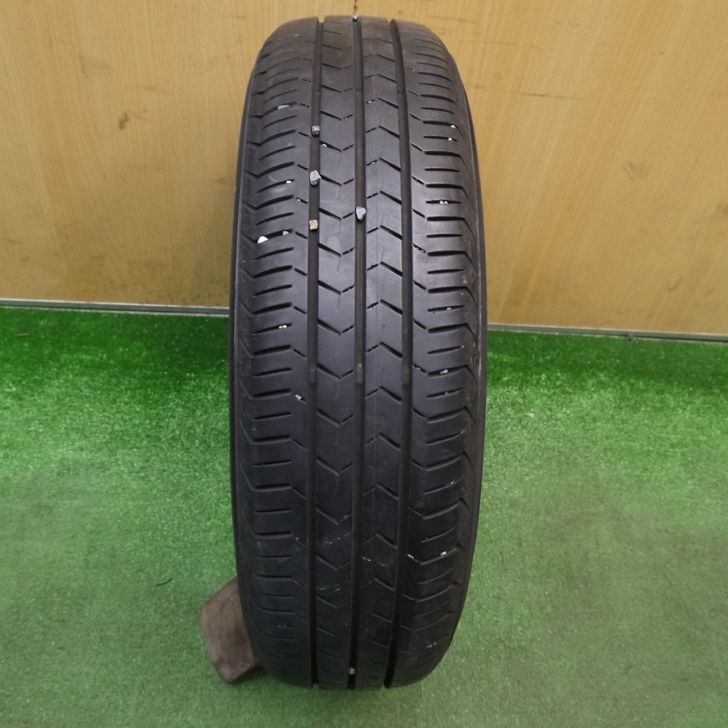 キレイ!1本★日産 デイズ ルークス 純正 155/65R14 ヨコハマ BluEarth-FE AE30 ブルーアース 14インチ PCD100/4H★6021008Hノ
