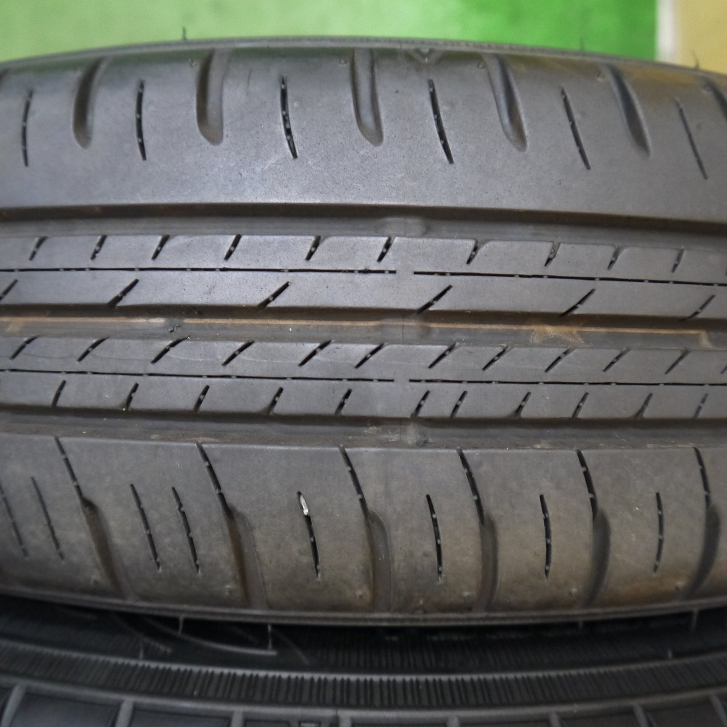 バリ溝!21年!キレイ!9.5分以上★ダイハツ タント ミライース 等 純正 155/65R14 ダンロップ エナセーブ EC300+ 14インチ PCD100/4H★5062503Hノ