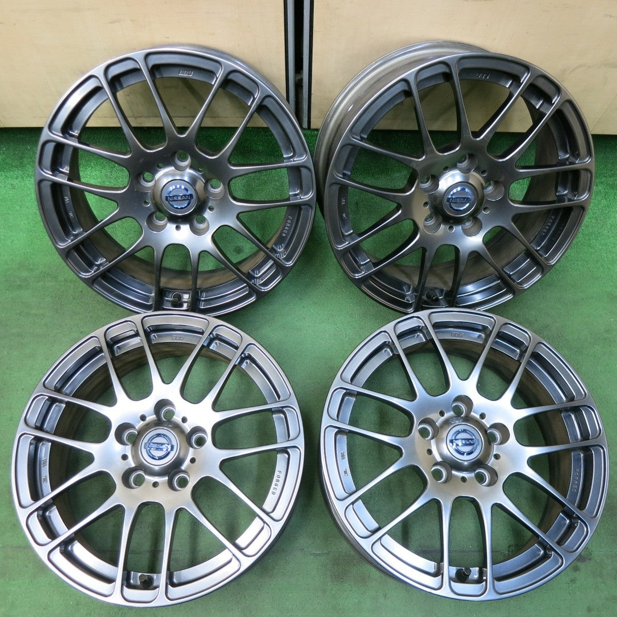4本価格★日産 リーフ 純正 純正 OP BBS ホイール 16インチ 16×6.5J PCD114.3/5H★5032103SYホ